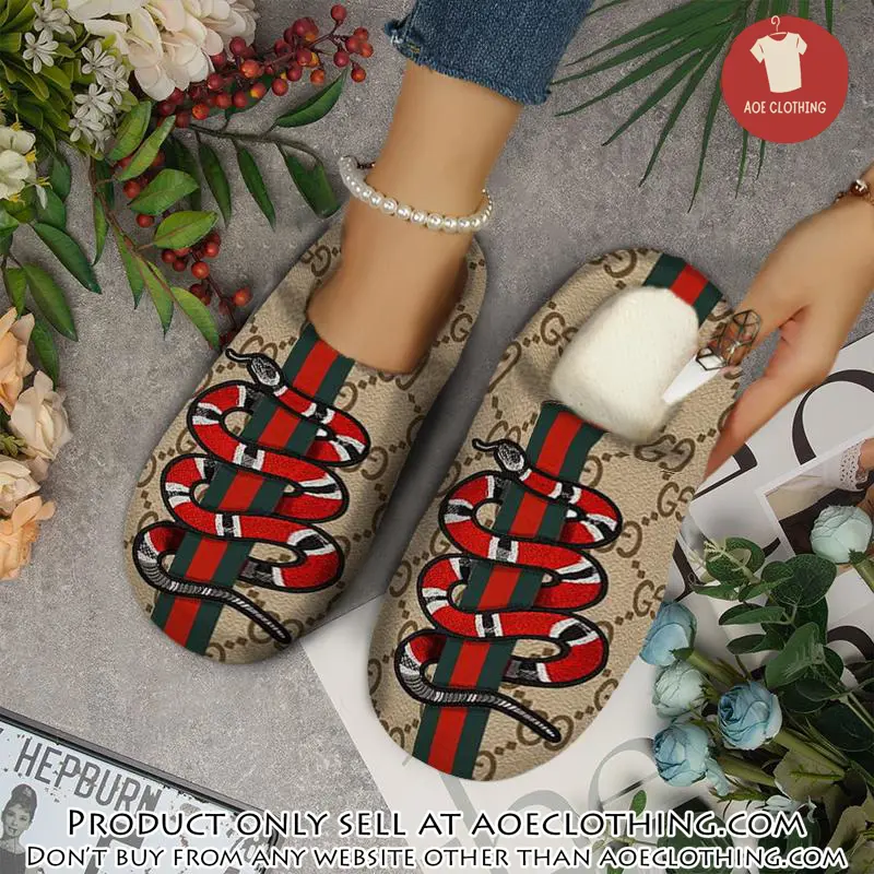 Gucci fleece slippers luxury inhouse slippers ihs1012 aoe2212262